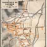 Bagneres-de-Luchon map in public domain, free, royalty free, royalty-free, download, use, high quality, non-copyright, copyright free, Creative Commons, 